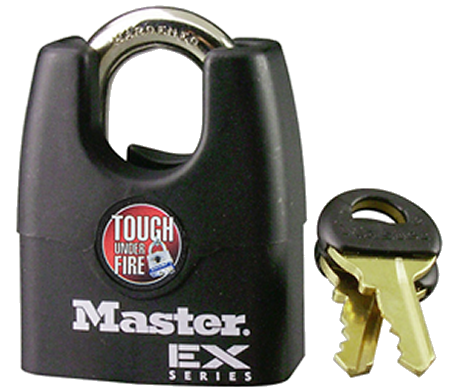 MASTER LOCK - Spezielschloss mit gehärtetem Stahlbügel