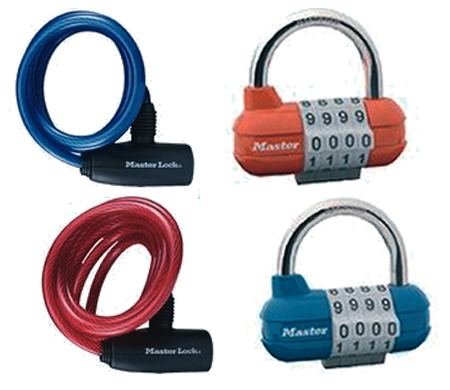 MASTER LOCK - Fahrradschlösser, Zahlenschlösser